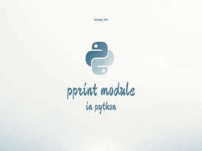 نمایش داده ها با ماژول pprint در پایتون » زبان پی سی